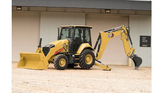 The 416 Backhoe Loader.