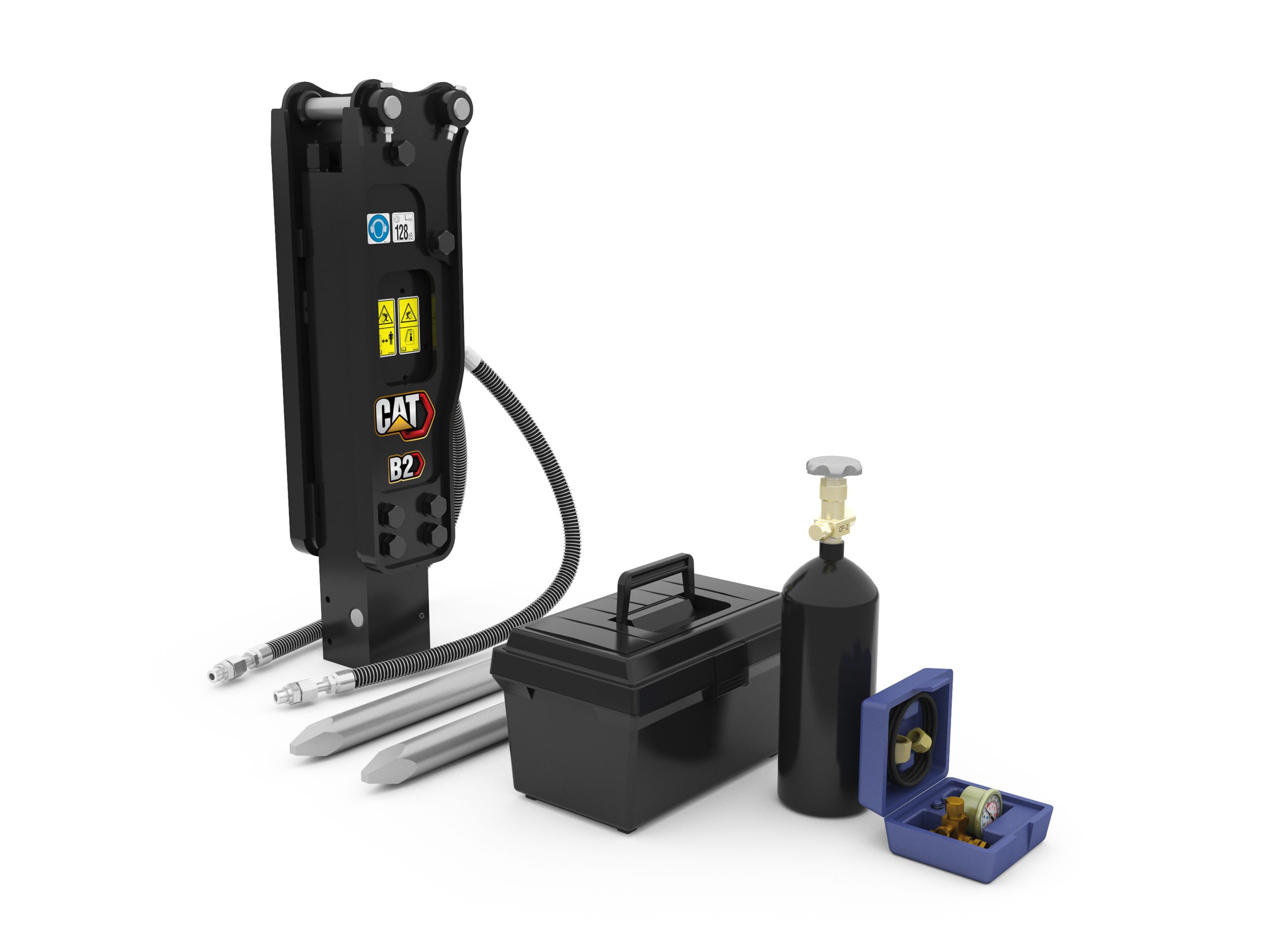 B2 销接式液压锤（带配件）。