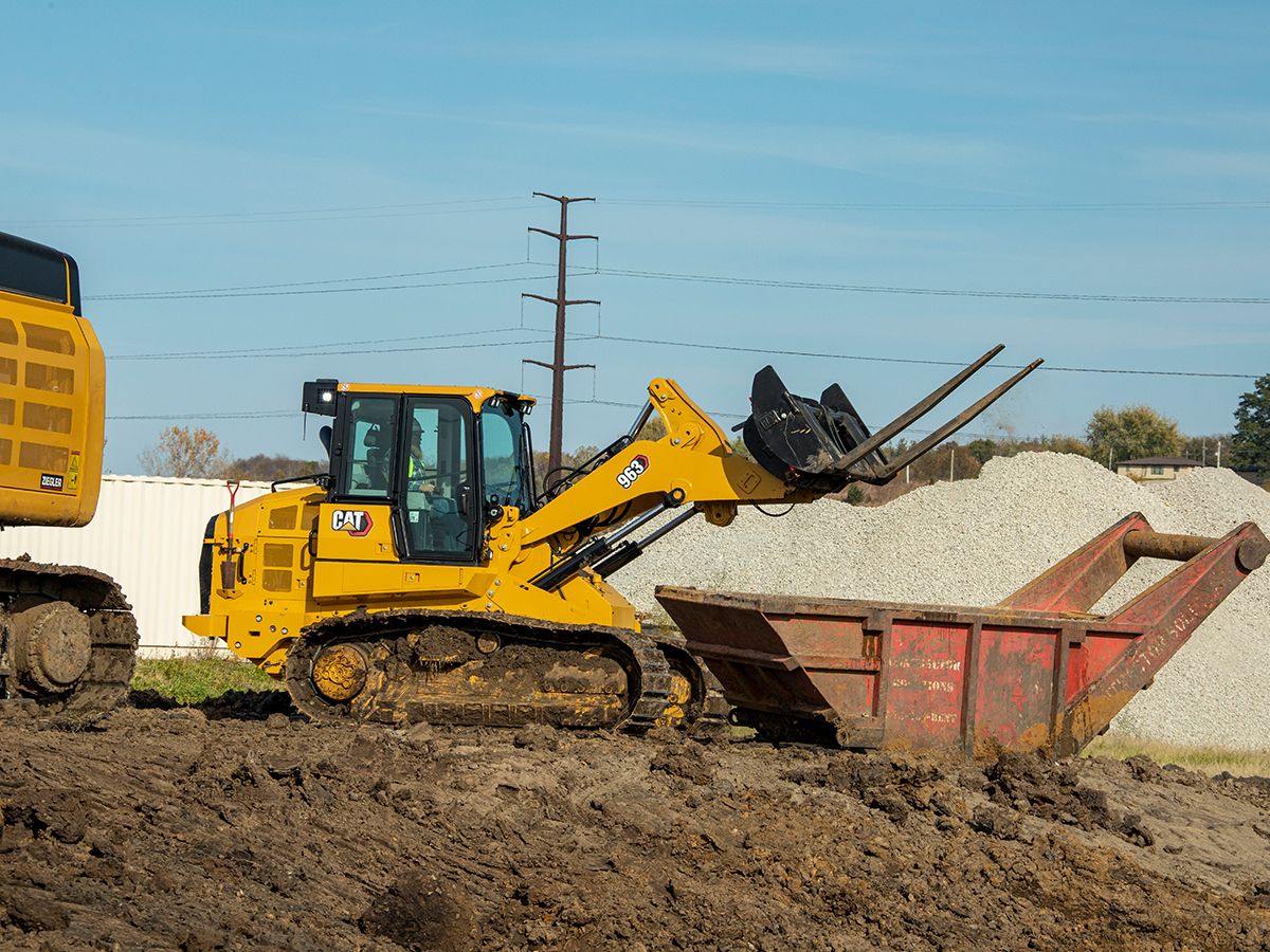 Cat® 963 Track Loader Pairs Ultimate Versatility with Fuel and