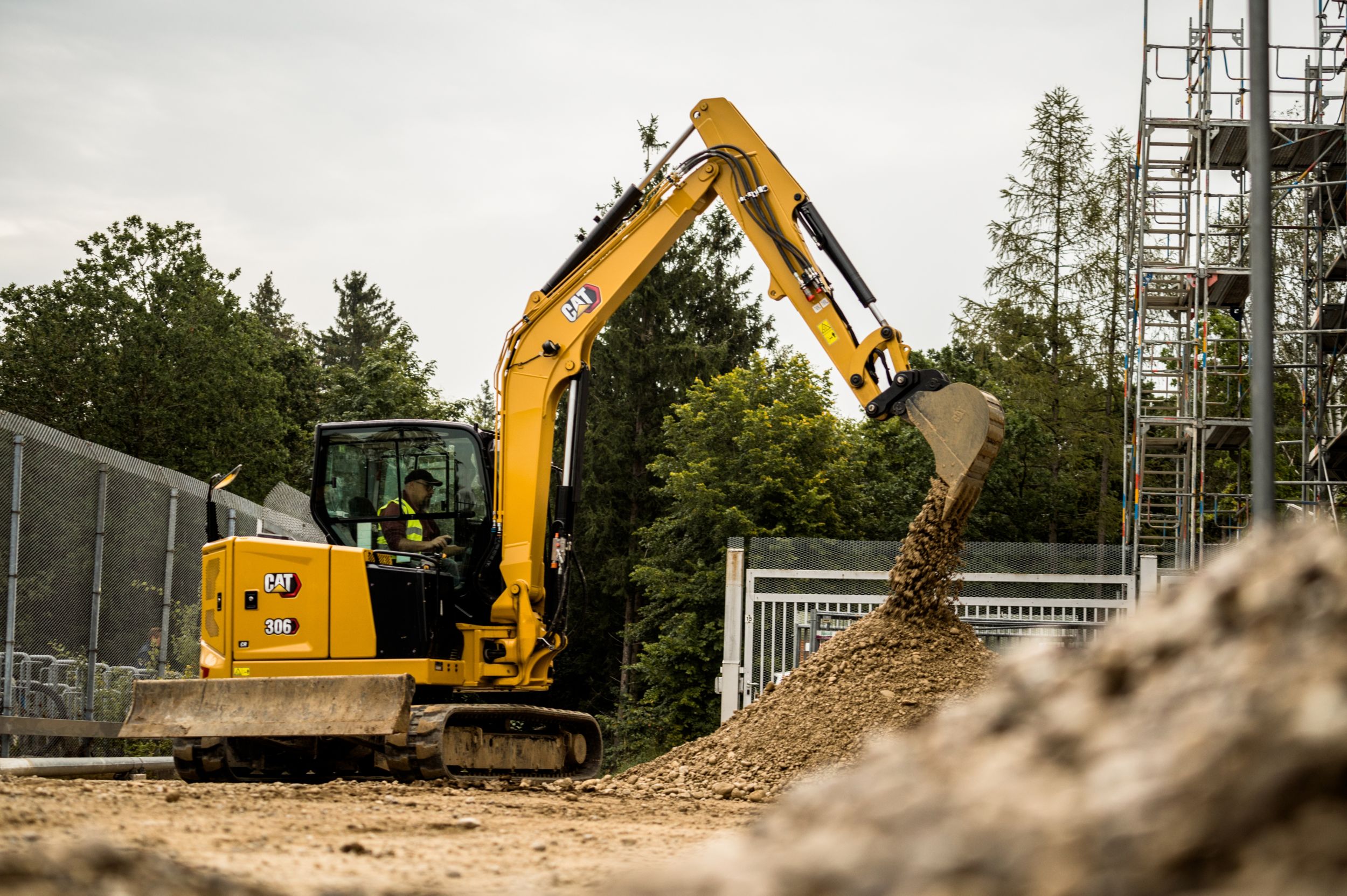 306 CR Cat excavator