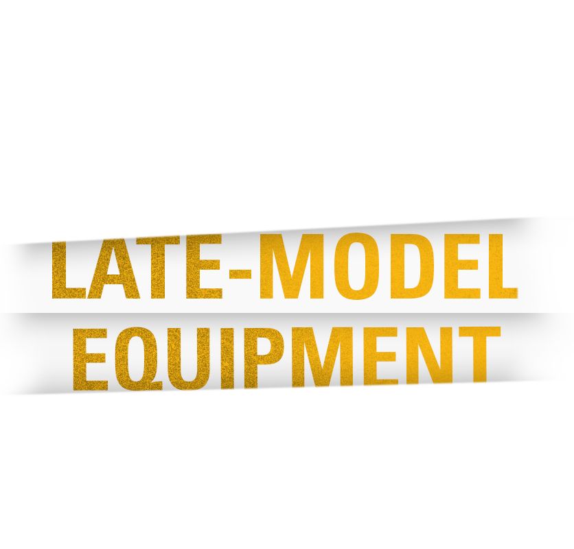 Late-Model Equipment