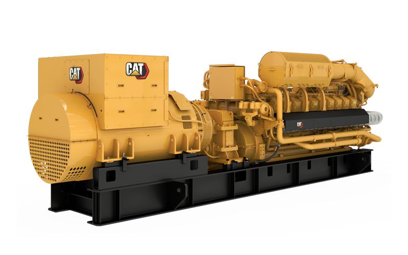 G3520H 60Hz Gas Generator Set Rear Right