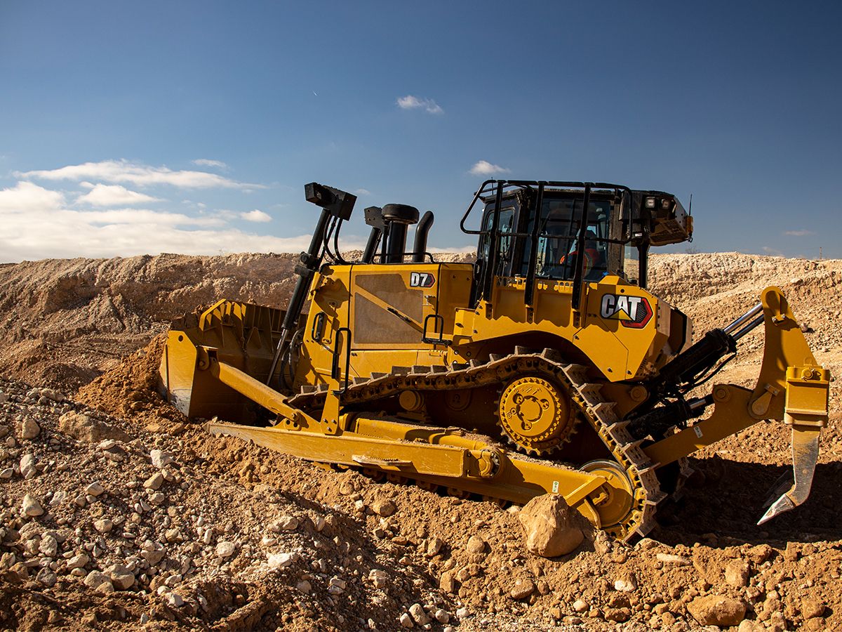 D7 Bulldozer met hoge aandrijving