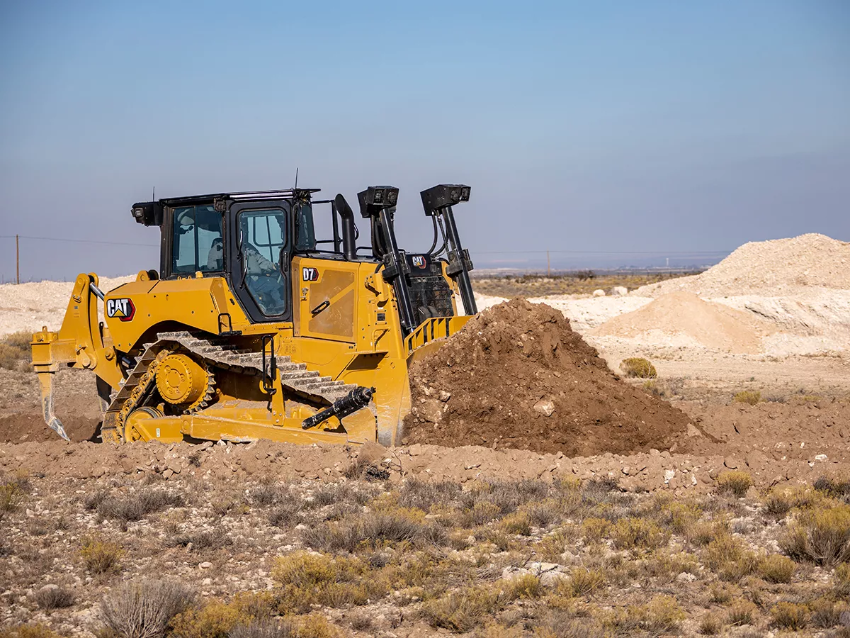 Tracteur D7 Utilisation du Slope Assist pour commander la lame