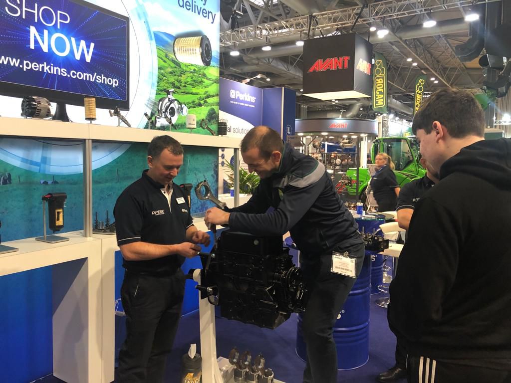 Great to see so many visitors at the Perkins stand @lammashow today. The engine rebuild challenge is proving very popular – so come along and put your engine knowledge to the test. We’re in Hall 17, Stand 17.440. #LAMMA20 #agriculture