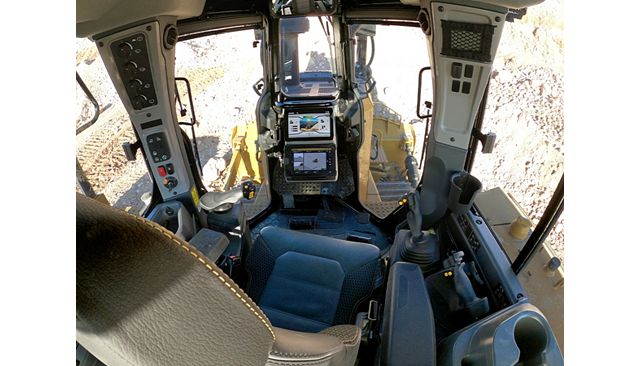 Cat D7 Dozer Comfort and Visibility