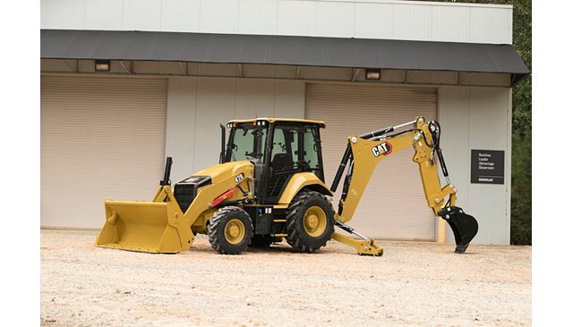 The 420 Backhoe Loader.