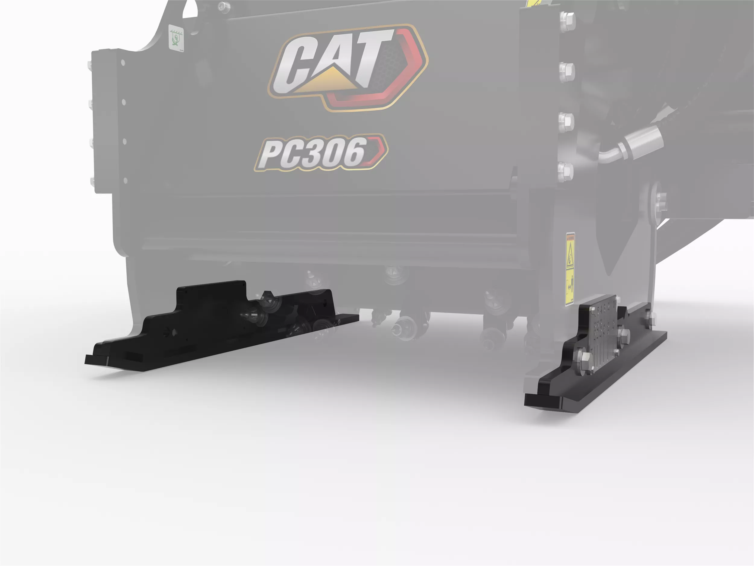 Two Wear-Resistant Skid Plates