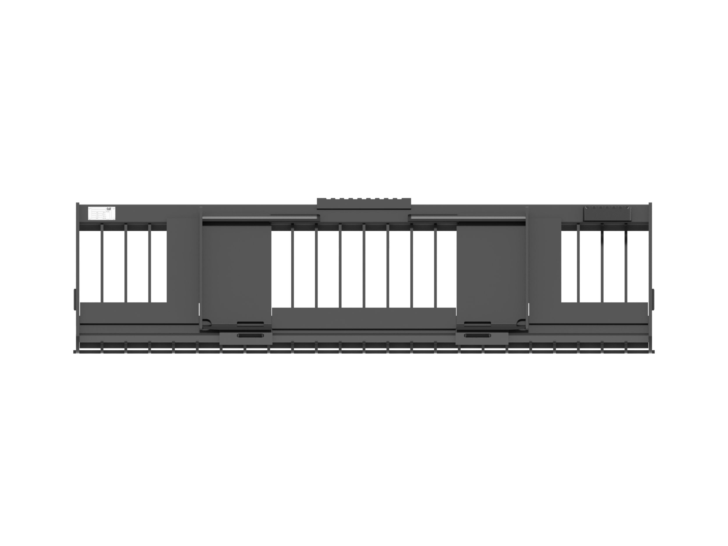 Skeleton Buckets 1849 mm (74 in), Plate Tine Style