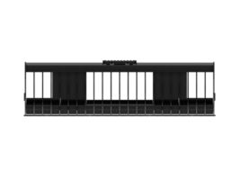 1849 mm (74 in), Plate Tine Style