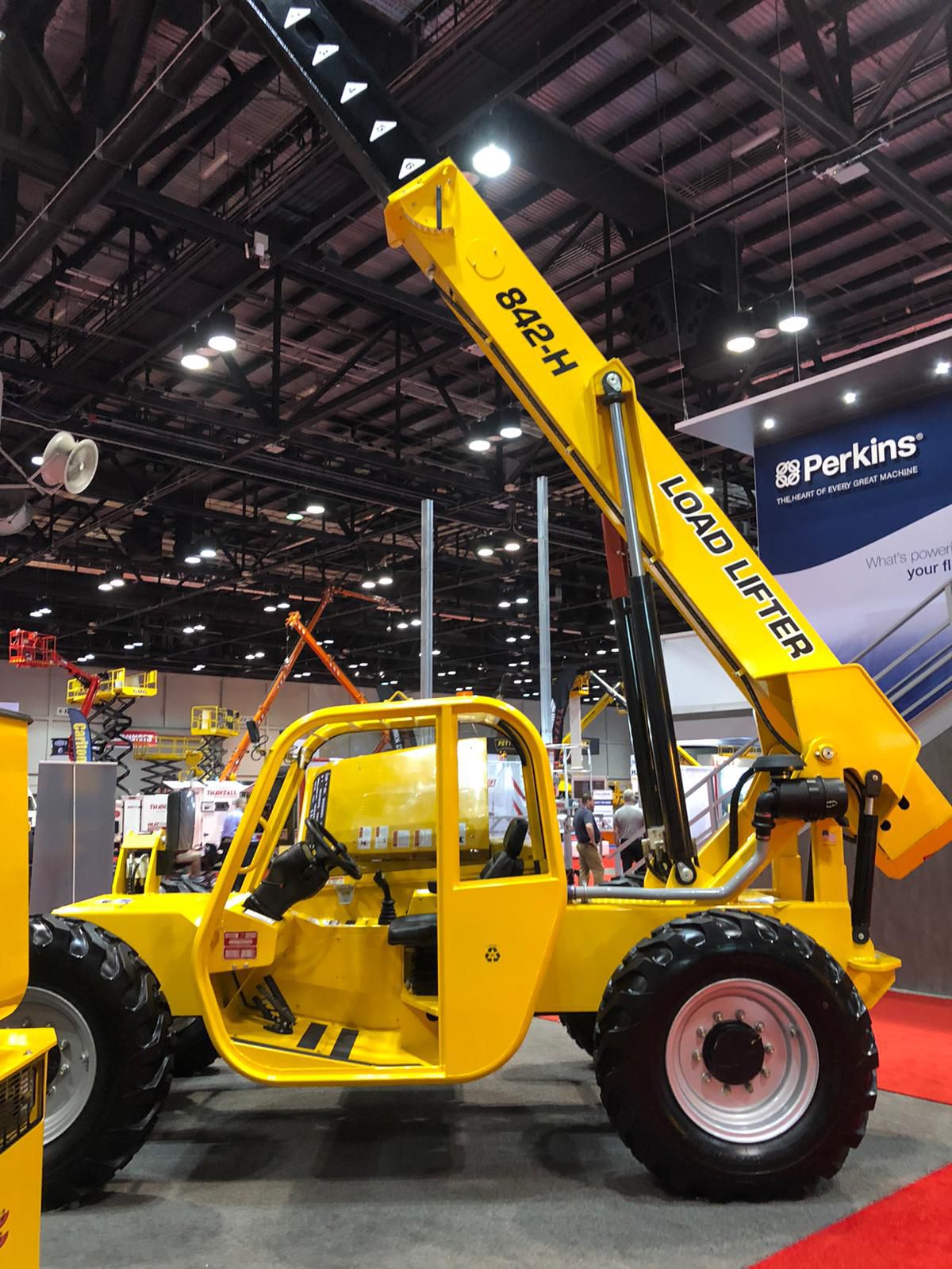 Rough terrain forklift manufacturer @Load_Lifter brought not one, but two #PerkinsPowered machines to #ARAShow2020 ... now that's a #twofer we can get excited about!