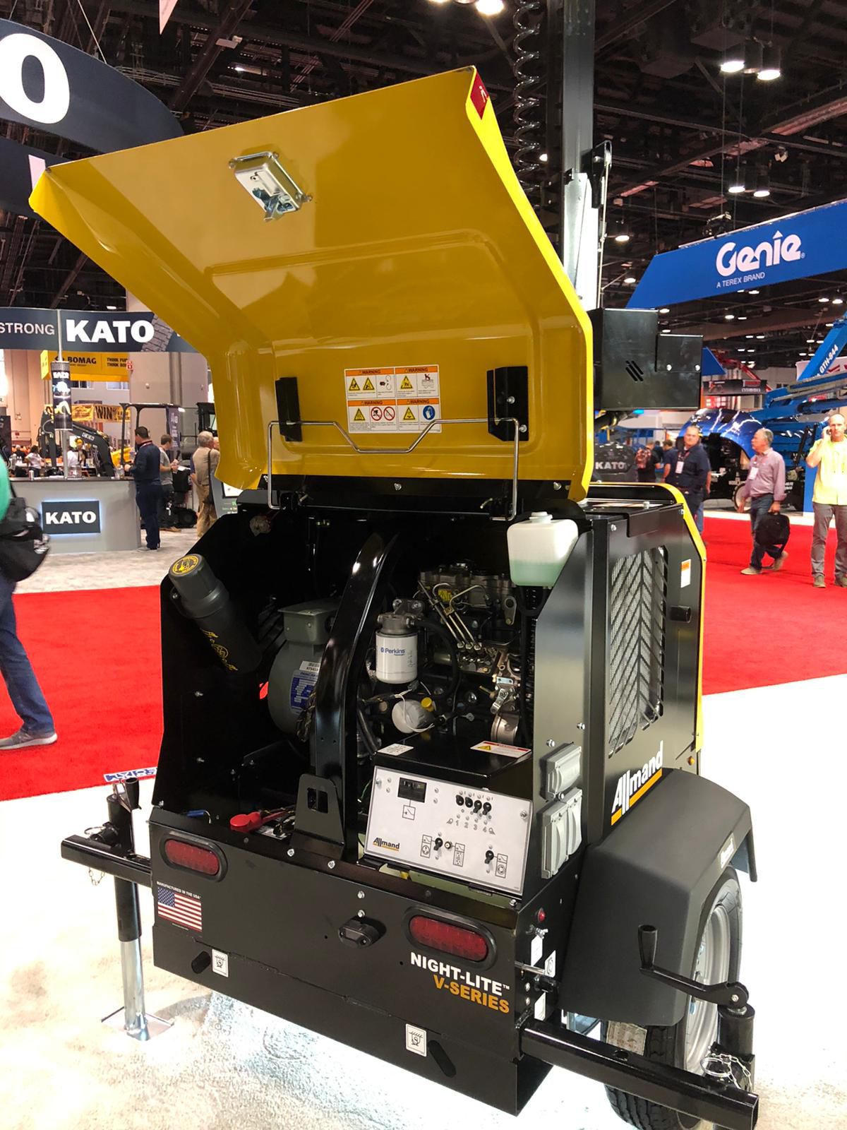 magine all you can do in between the 1,000-hour service intervals @AllmandBrosInc's Night-Lite V-Series light tower offers. Check out this piece of #PerkinsPowered equipment at Allmand booth at #TheARAShow2020.