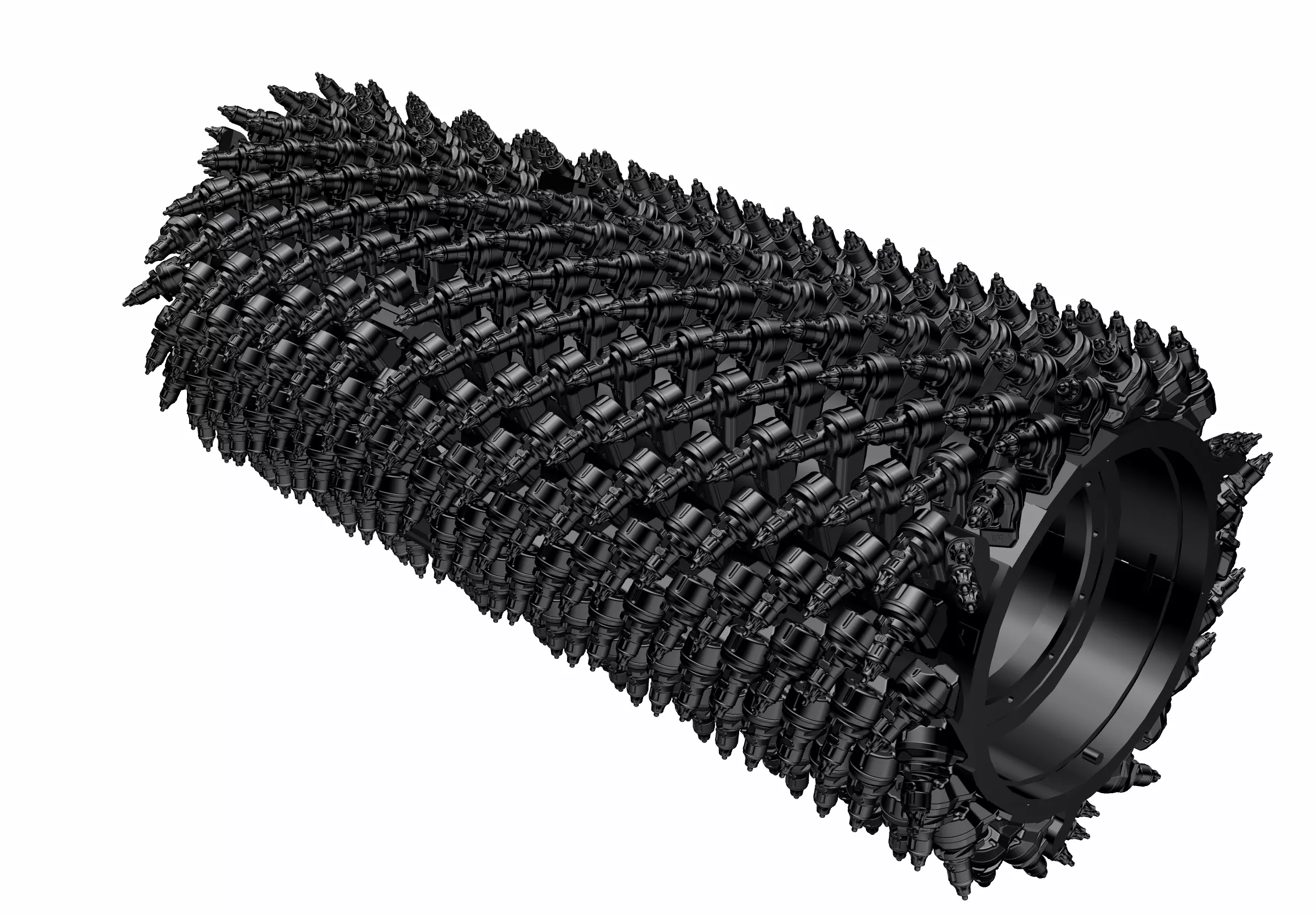 Bęben frezujący systemu K 2,5 m (rozstaw 6 mm)