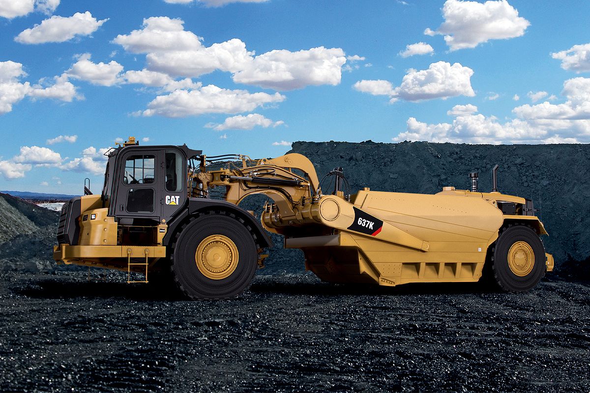 Скрепер Caterpillar 663