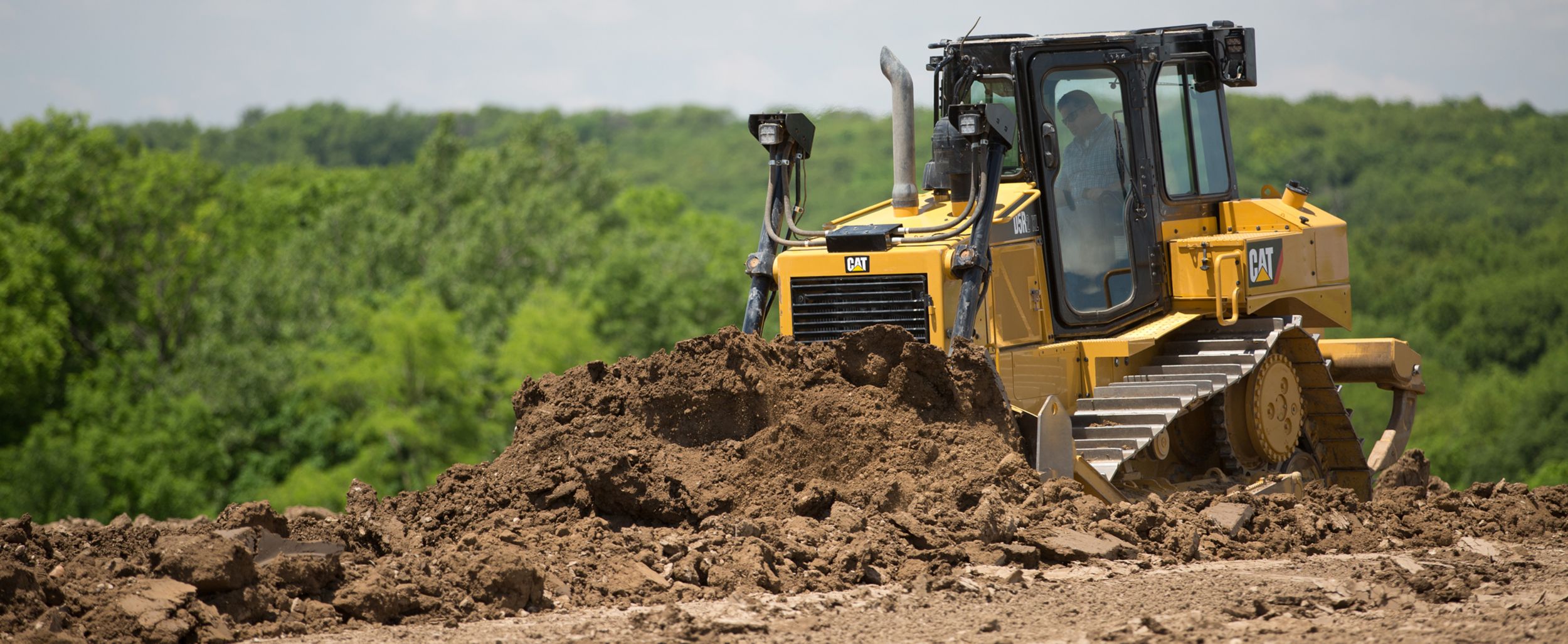 Dozer Pushing Dirt