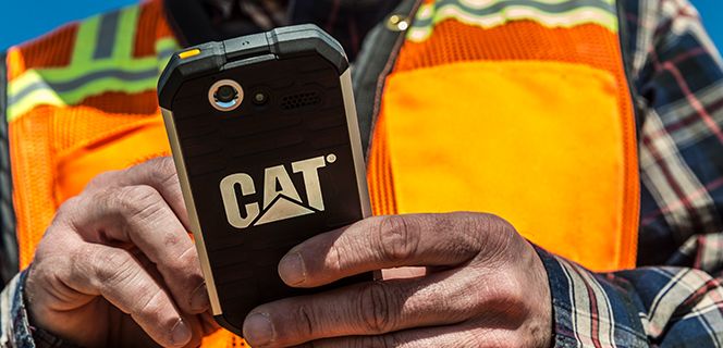 Close-up of Operator Holding Phone