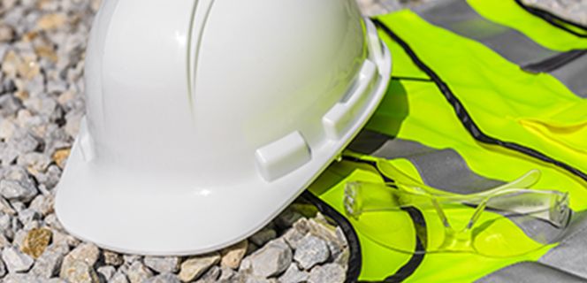 Hard Hat and Vest
