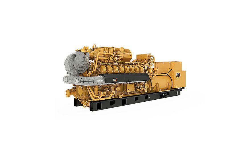 G3516H Gas Generator Sets Rear Front Left view