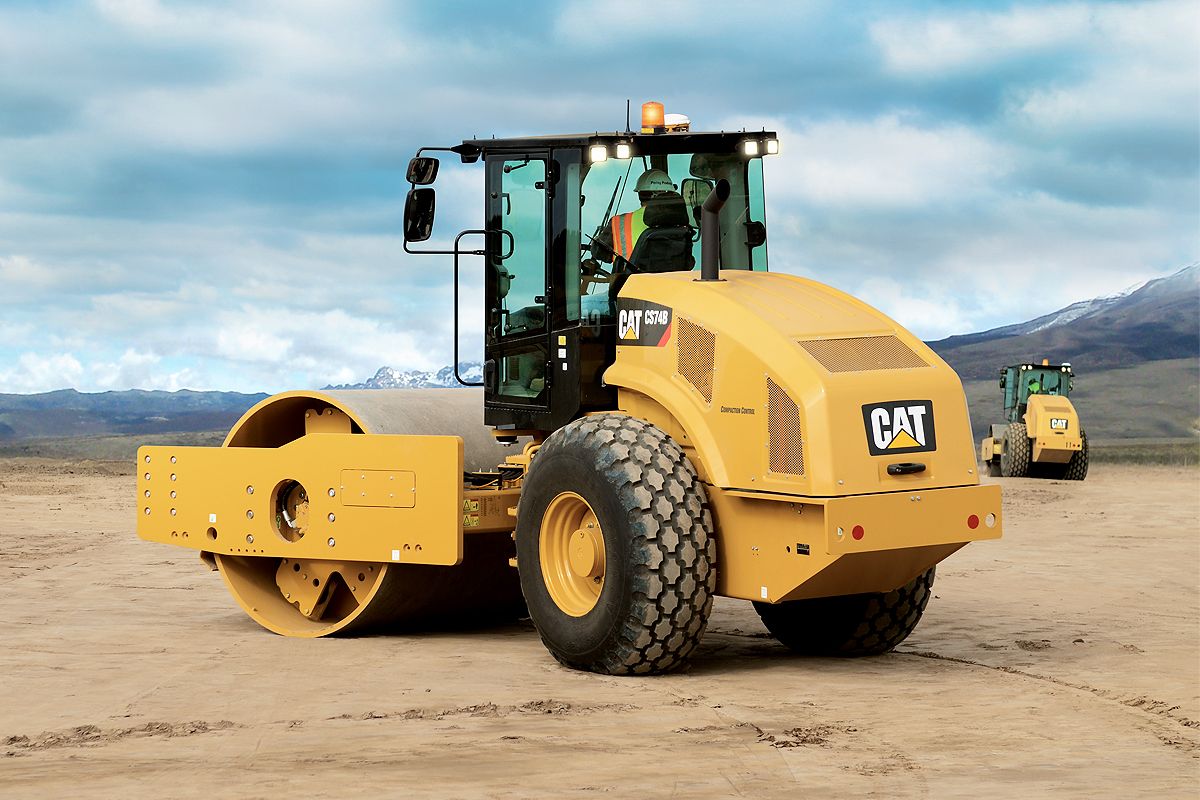 Cat Compact z technologią pomiaru zagęszczenia (CMV)