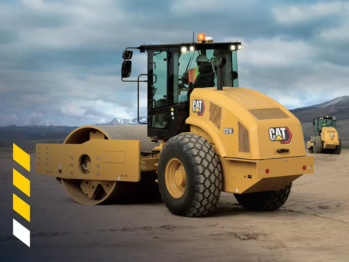 Cat Compaction con valor de medición de compactación (CMV, Compactation Meter Value)