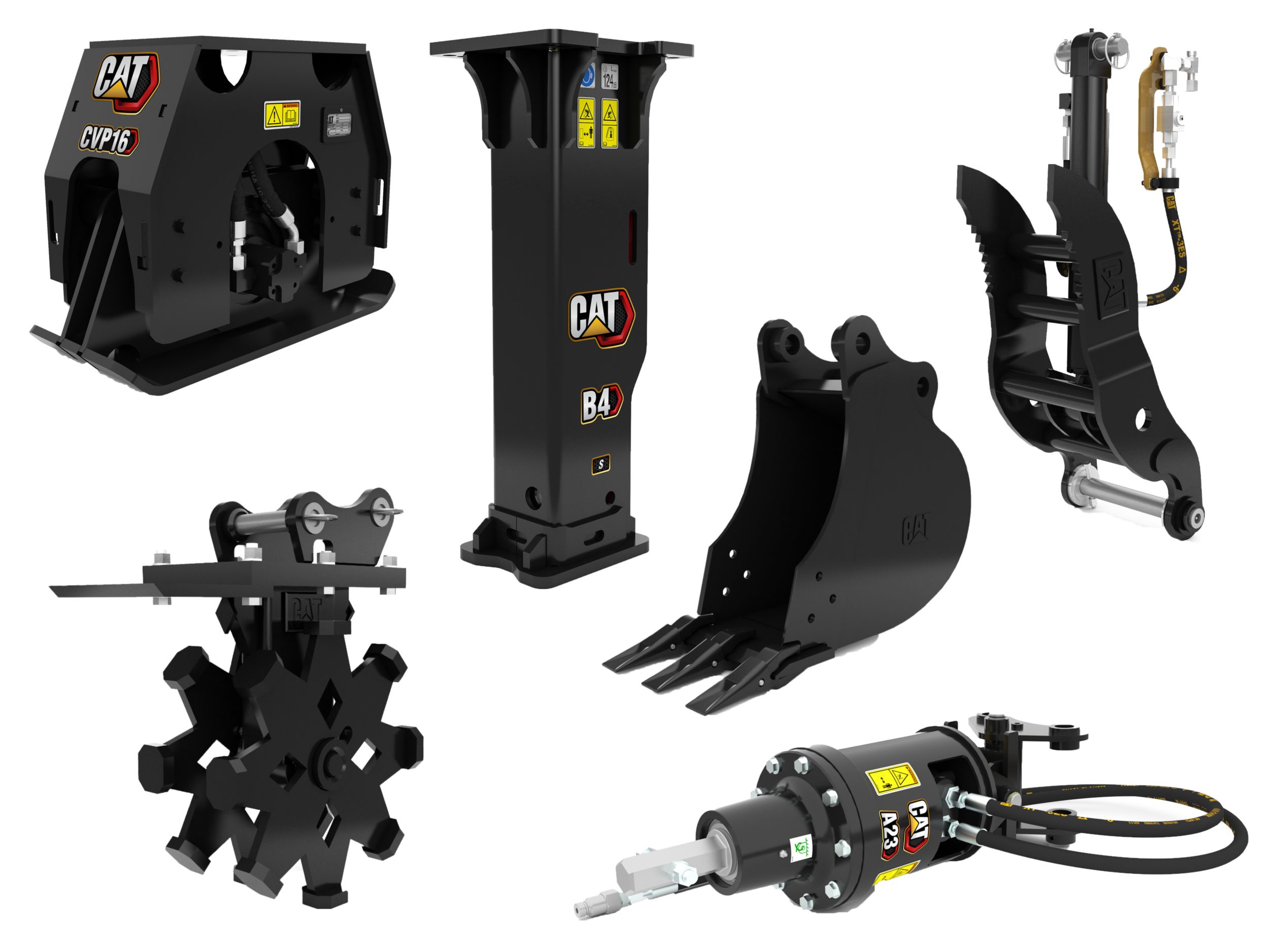 Compatible with 3-Ton Excavator Attachments