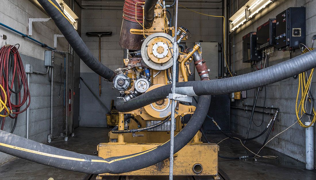 Ricostruzione del motopropulsore (pala gommata)