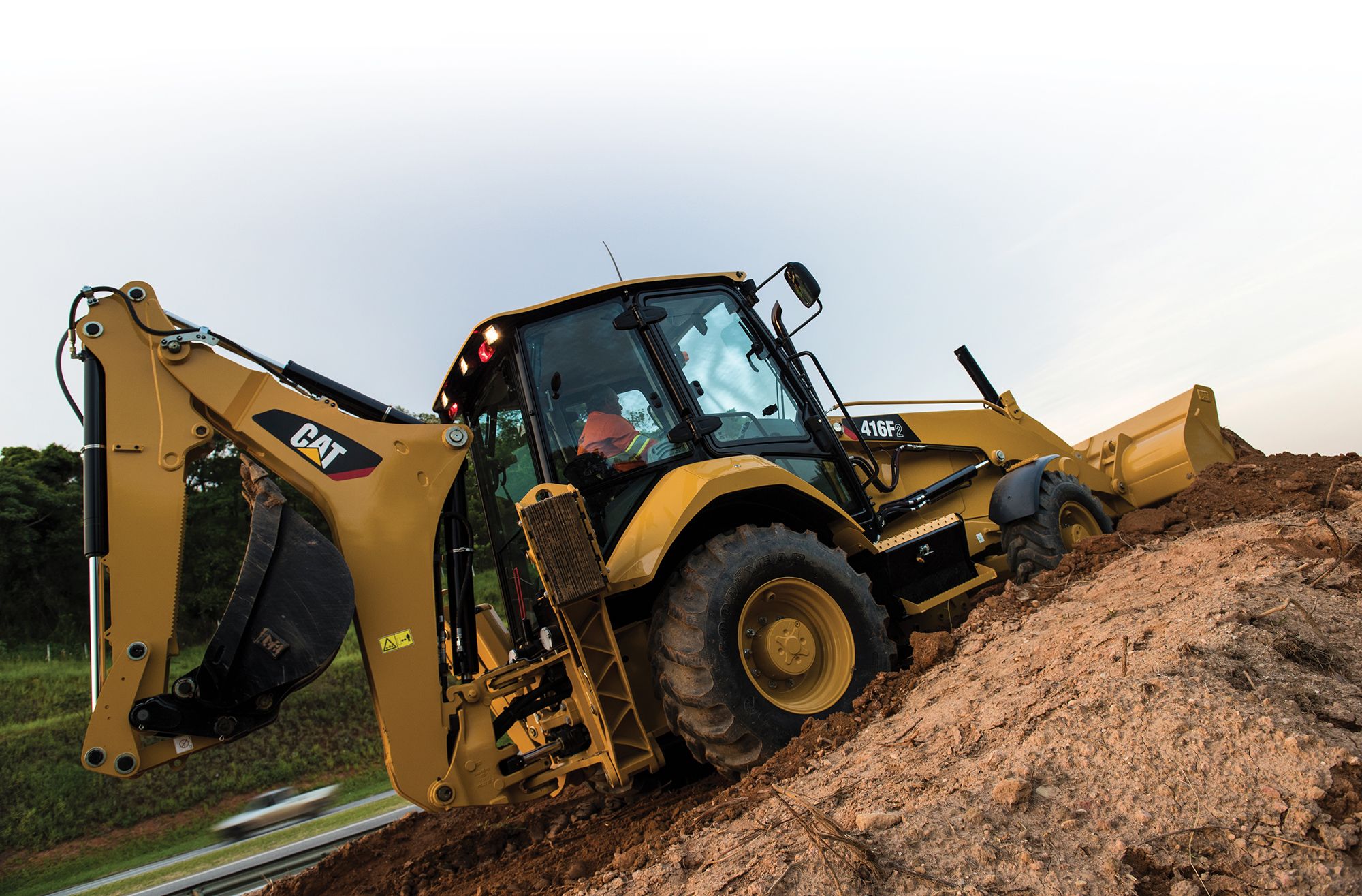 A retroescavadeira que é muito mais negócio. Cat® 416F2 retroexcavadoras, Caterpillar