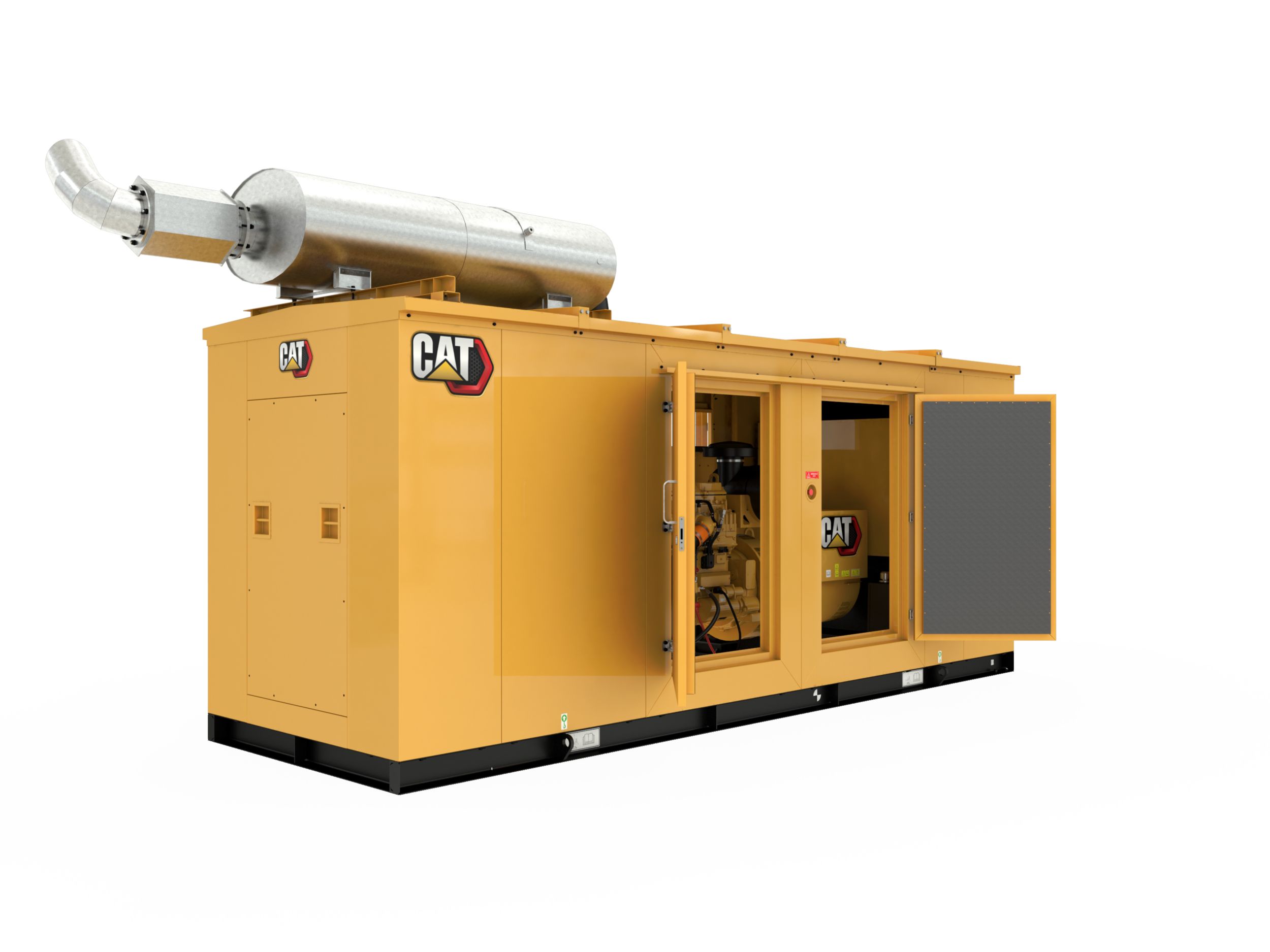 C13 Diesel Generator Enclosure Doors open>