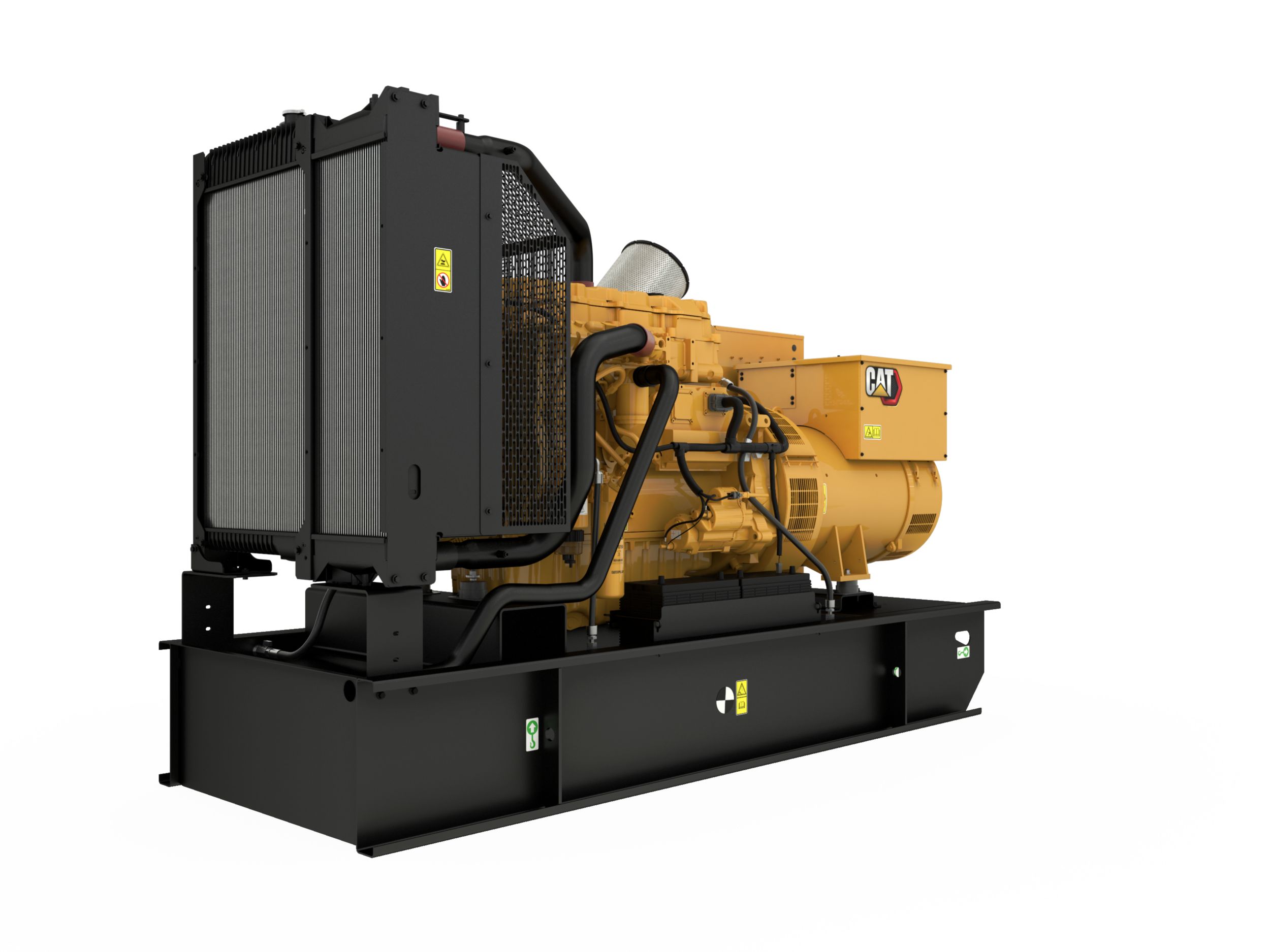 Groupe électrogène ouvert C9, avant gauche