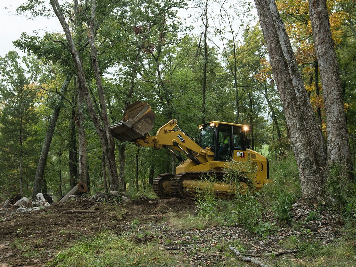 Cat track loaders have the power for land clearing