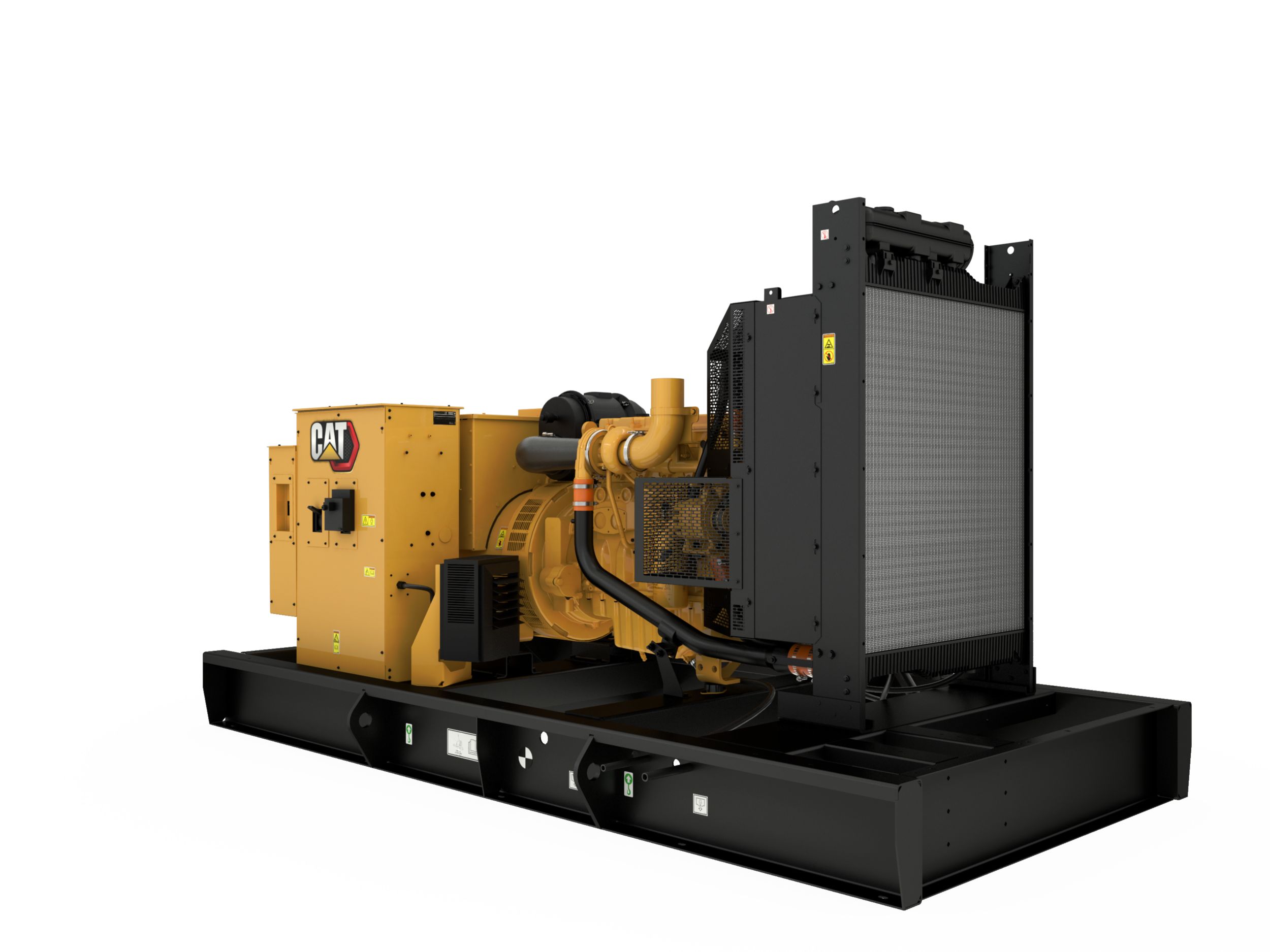 Groupe électrogène diesel ouvert C9, avant droite