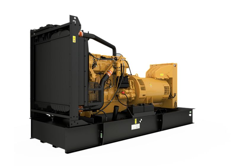 C18 generator set, Front Left