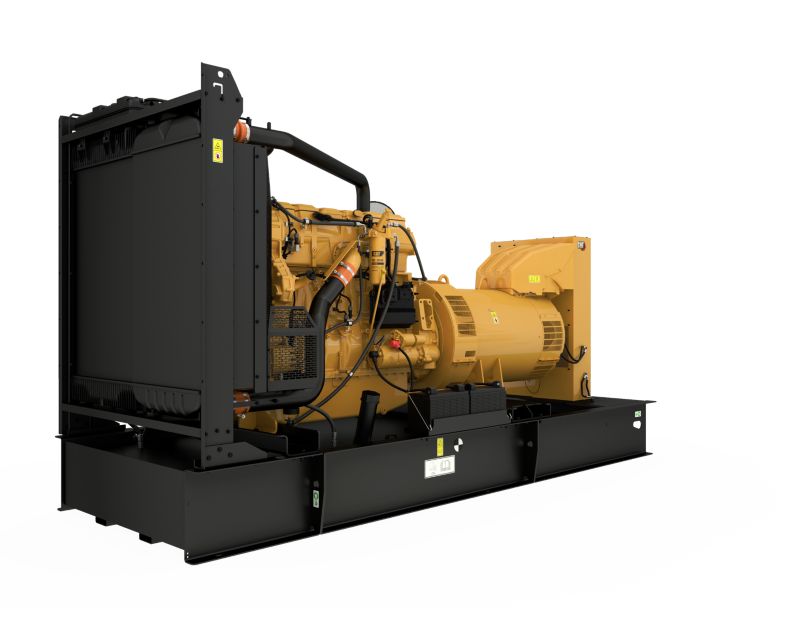 C18 generator set, Front Left
