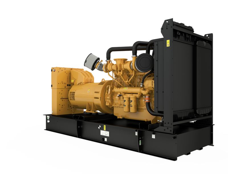 C18 generator set, Front Right