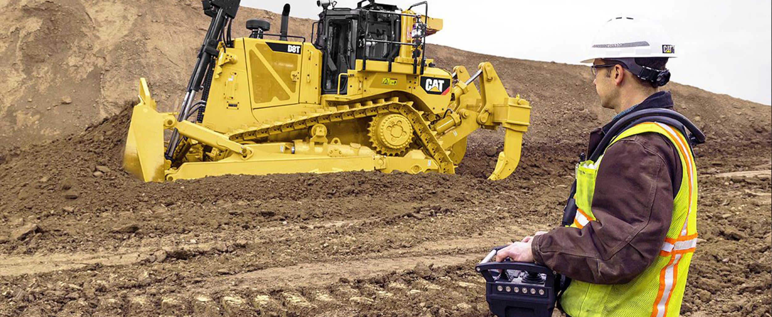 cat remote control digger