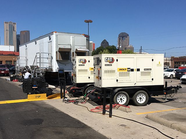 Rental power at event