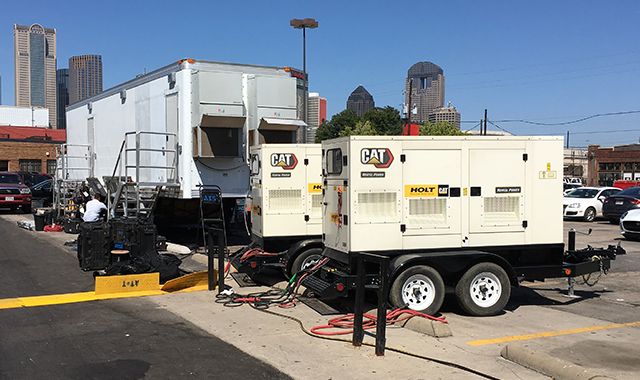 Rental power at event