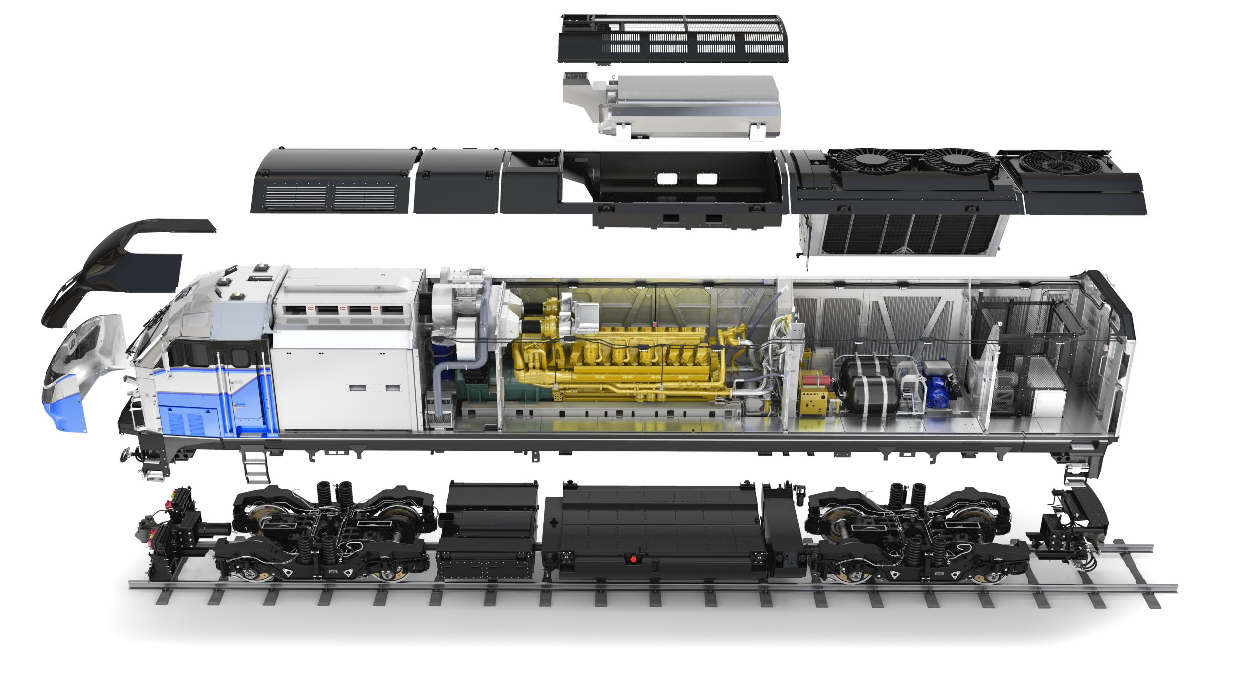 Progress Rail CAT® Engines for Rail