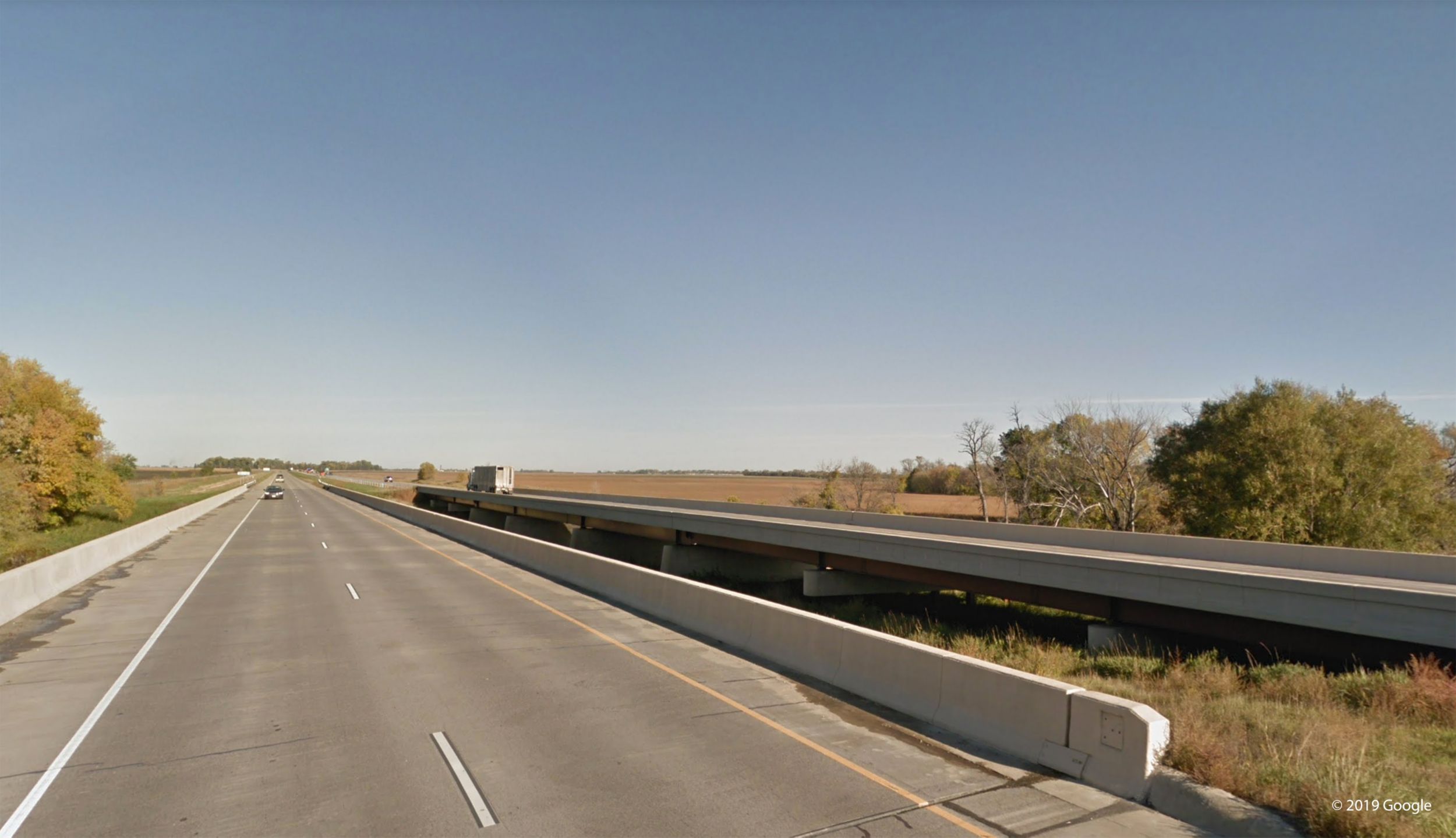 在明尼苏达州的水牛河的I-94桥