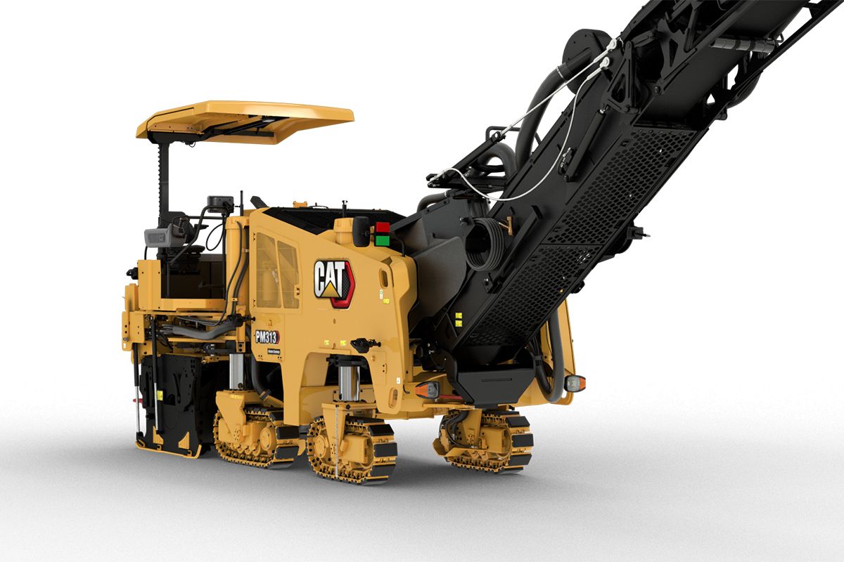 Cat PM313 track undercarriage system