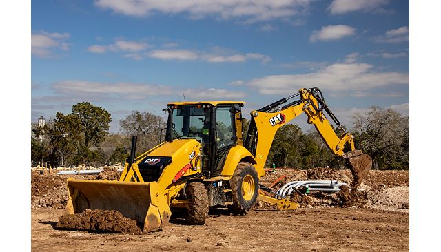The 416 Backhoe Loader.