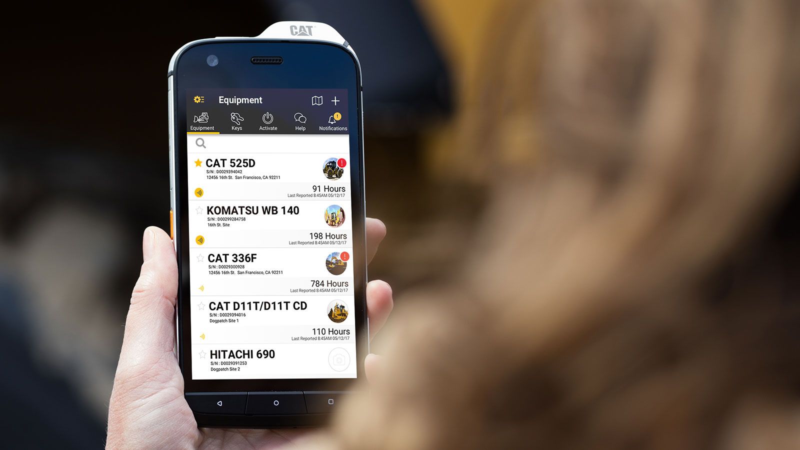 Cat App: Fleet Management