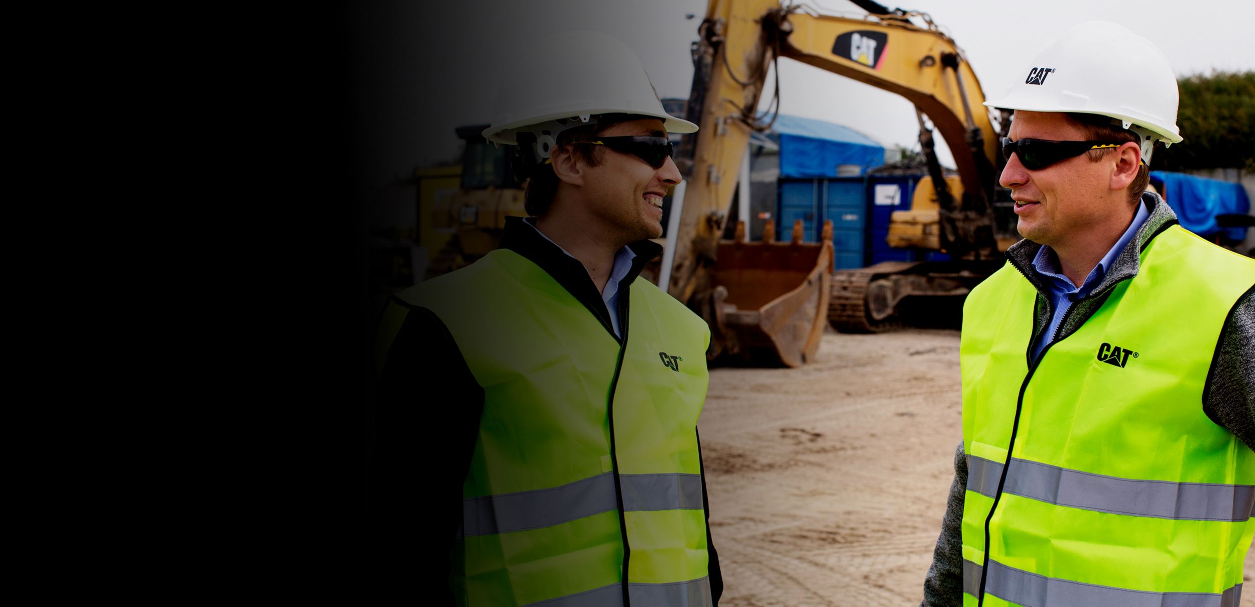 Customer and dealer team member meeting on jobsite