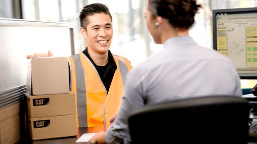 customer purchasing cat parts