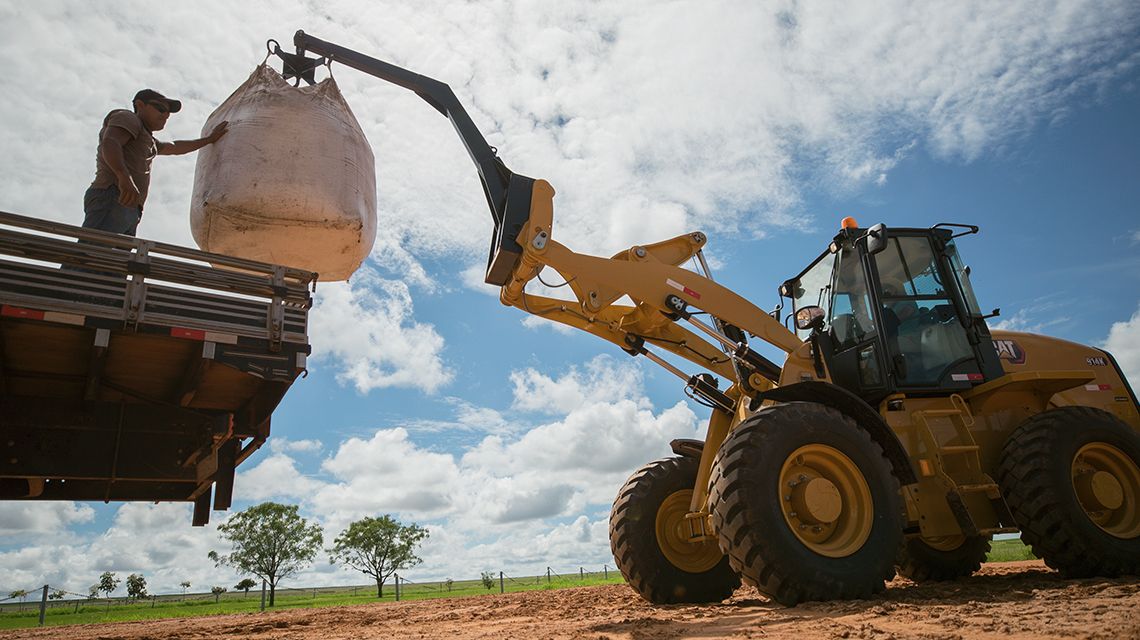 Mini Excavator digging