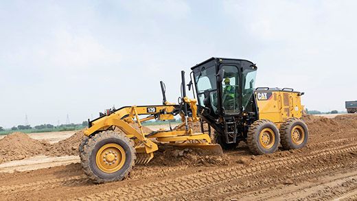 Mini Excavator digging