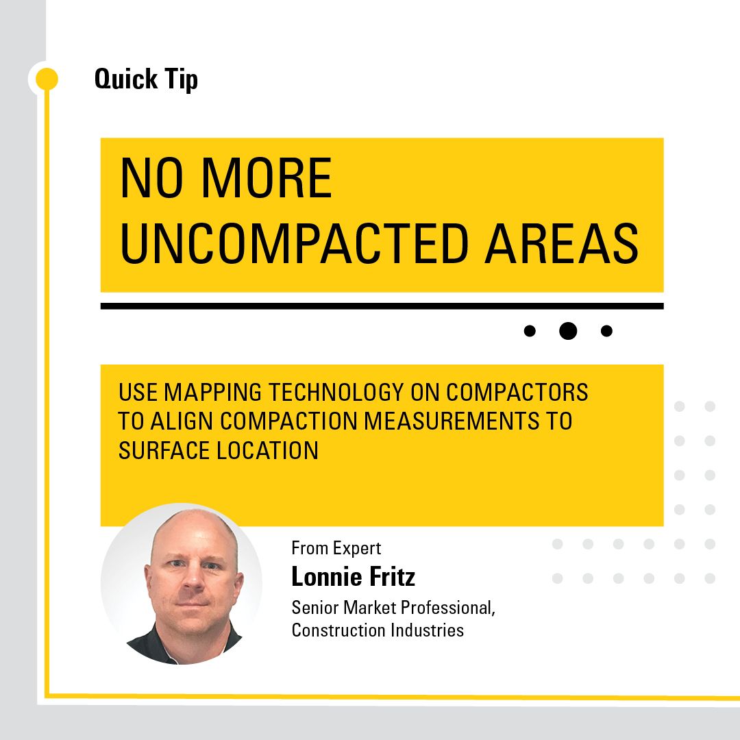 No more uncompacted areas.