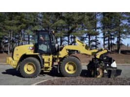 Cat® Pickup Broom at Work