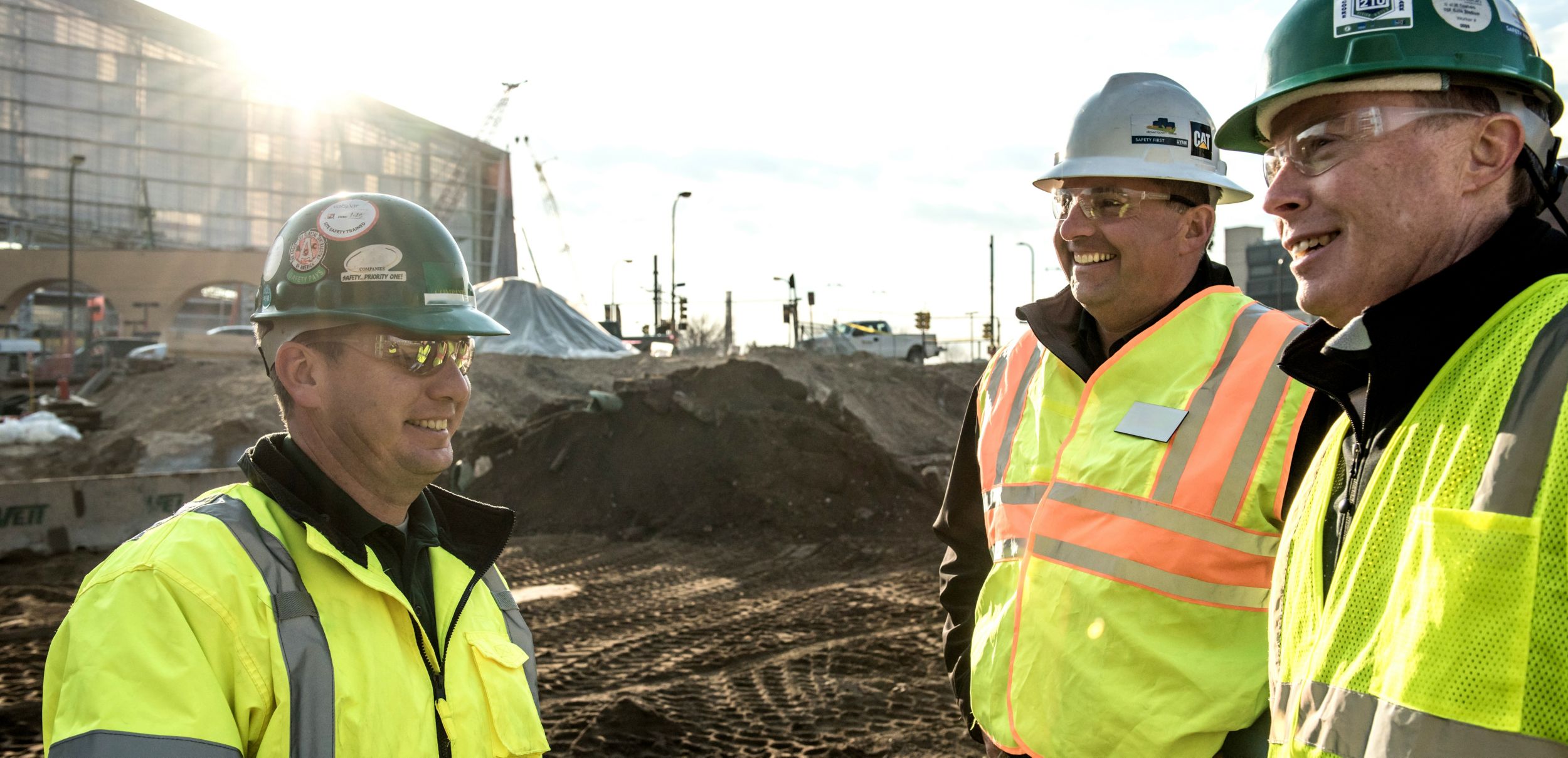 customers on a jobsite