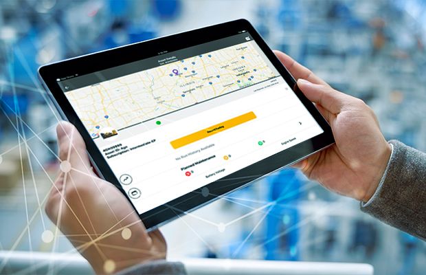 Cat RAM mobile app on a tablet